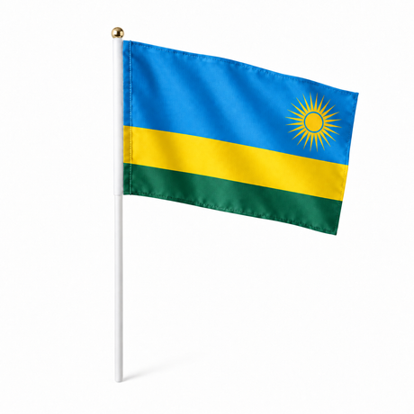Mini drapeau Rwanda en polyester