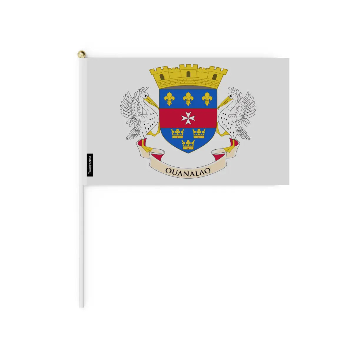 Mini Drapeau Saint-Barthélemy en Plusieurs Tailles - Pixelforma 