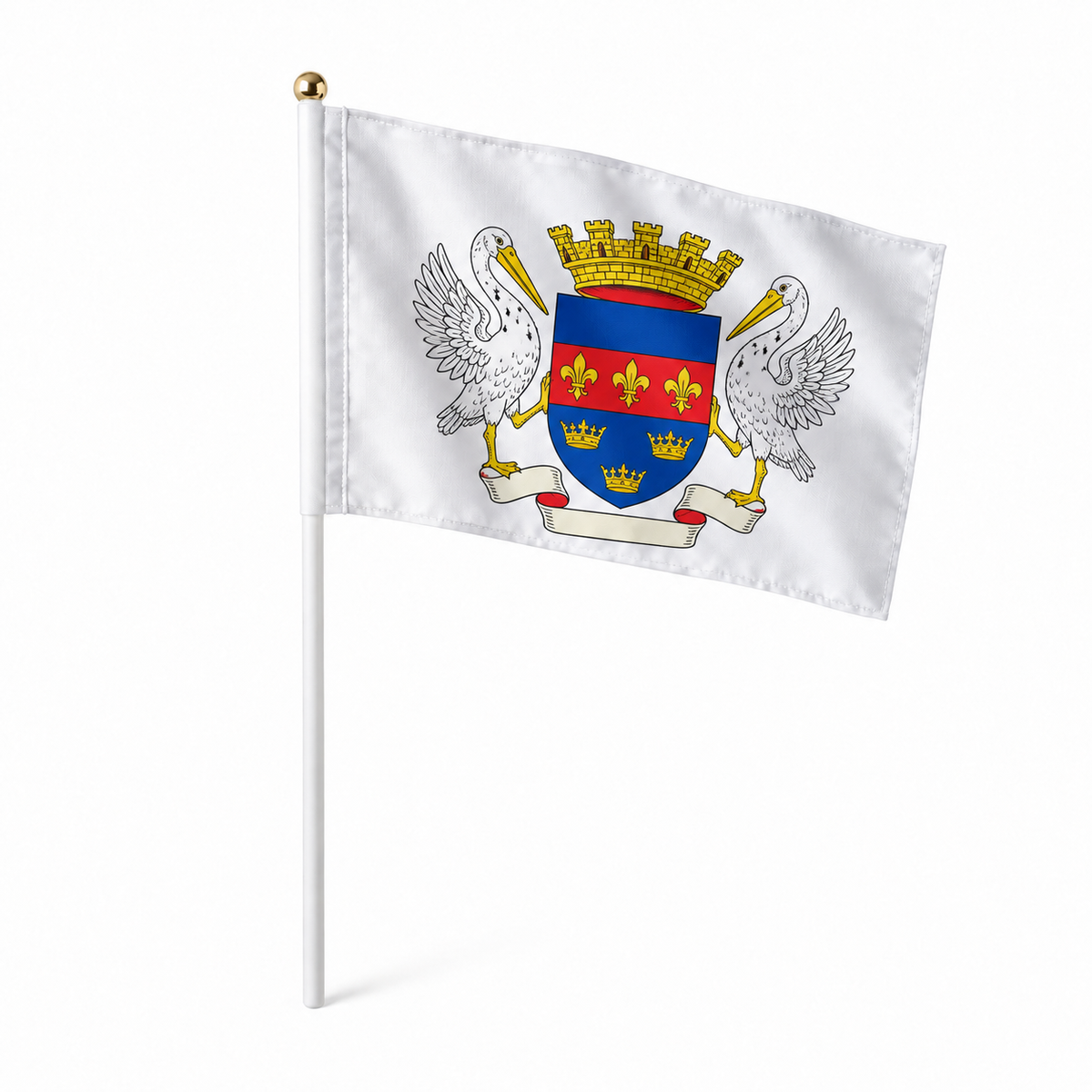 Mini drapeau Saint-Barthélemy en polyester