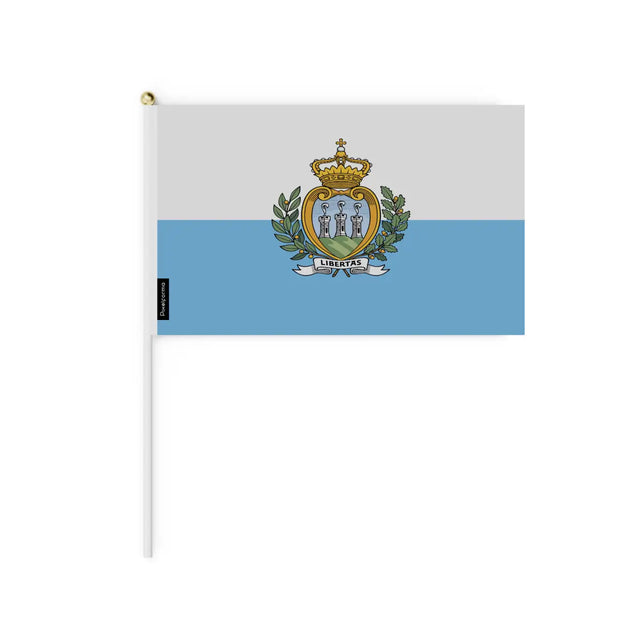 Mini Drapeau Saint-Marin en Plusieurs Tailles - Pixelforma 