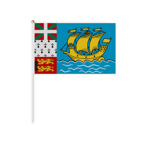 Mini drapeau saint-pierre-et-miquelon en plusieurs tailles - pixelforma