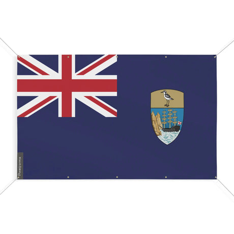 Mini drapeau sainte-hélène polyester résistant œillets