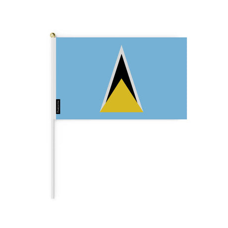 Mini drapeau sainte-lucie en plusieurs tailles - pixelforma