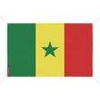 Mini drapeau sénégal en polyester résistant avec œillets