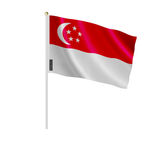 Mini drapeau singapour en plusieurs tailles - pixelforma