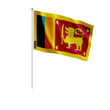 Mini drapeau sri lanka en polyester à tenir à la main