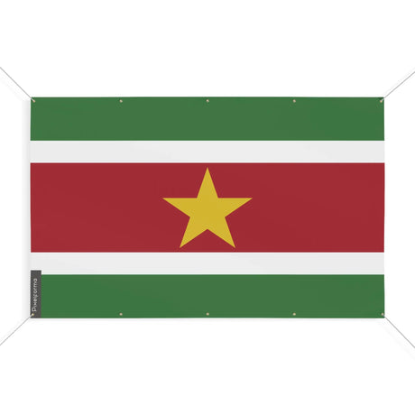 Mini drapeau suriname polyester résistant à œillets