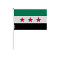 Mini drapeau syrie en plastique pour décoration intérieure