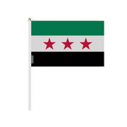 Mini drapeau syrie en plastique pour décoration intérieure