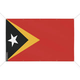 Mini drapeau timor oriental en polyester résistant