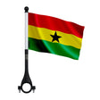 Mini drapeau vélo ghana en polyester visibilité optimale