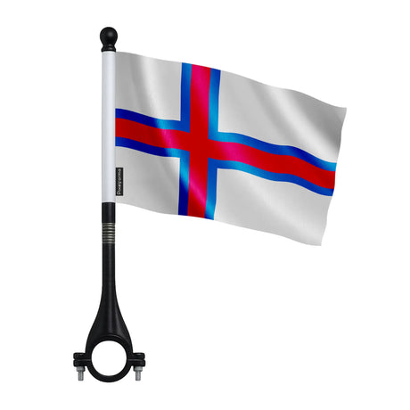 Mini drapeau vélo îles féroé en polyester léger