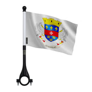 Mini drapeau vélo saint-barthélemy en polyester durable