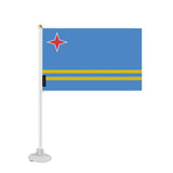 Mini Drapeau Ventouse Aruba en Polyester - Pixelforma 