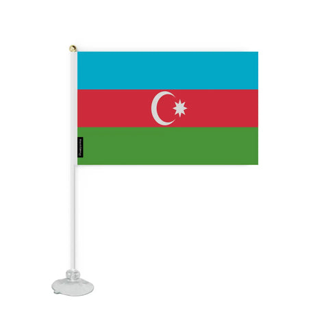 Mini Drapeau Ventouse Azerbaïdjan en Polyester - Pixelforma 