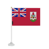 Mini drapeau ventouse bermudes en polyester - pixelforma