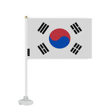 Mini drapeau ventouse corée du sud en polyester - pixelforma