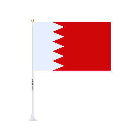 Mini drapeau ventouse Drapeau de Bahreïn - Pixelforma