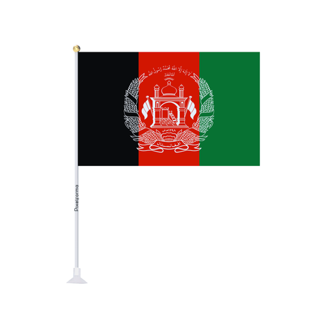 Mini drapeau ventouse Drapeau de l'Afghanistan - Pixelforma 