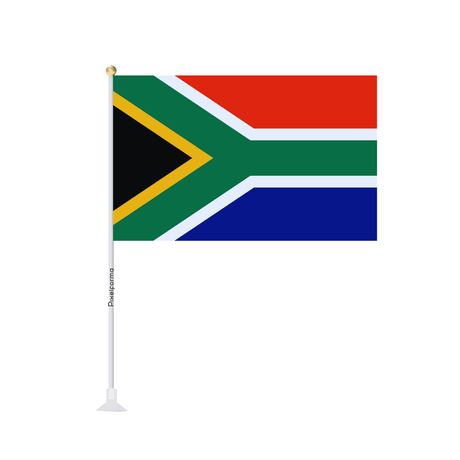 Mini drapeau ventouse Drapeau de l'Afrique du Sud - Pixelforma 