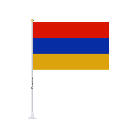 Mini drapeau ventouse Drapeau de l'Arménie - Pixelforma