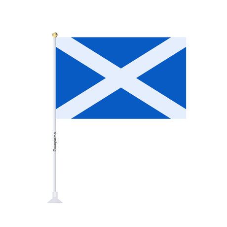 Mini drapeau ventouse Drapeau de l'Écosse - Pixelforma 