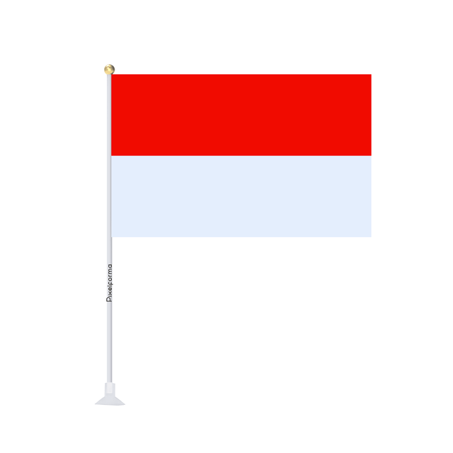 Mini drapeau ventouse Drapeau de l'Indonésie - Pixelforma 