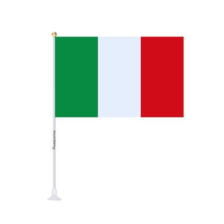 Mini drapeau ventouse Drapeau de l'Italie - Pixelforma 