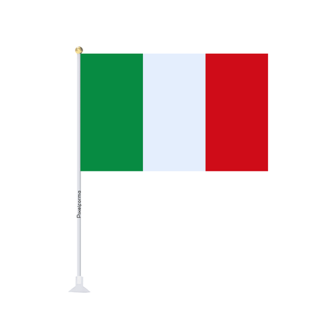 Mini drapeau ventouse Drapeau de l'Italie - Pixelforma