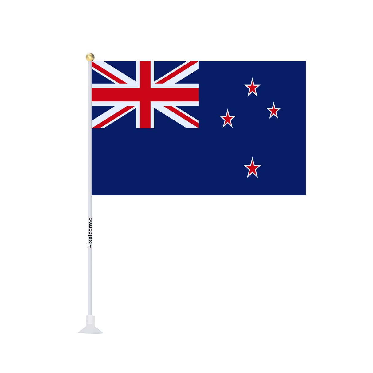 Mini drapeau ventouse Drapeau de la Nouvelle-Zélande - Pixelforma 