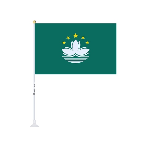 Mini drapeau ventouse Drapeau de Macao - Pixelforma 