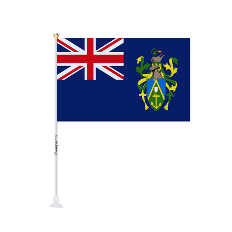 Mini drapeau ventouse Drapeau des îles Pitcairn - Pixelforma 