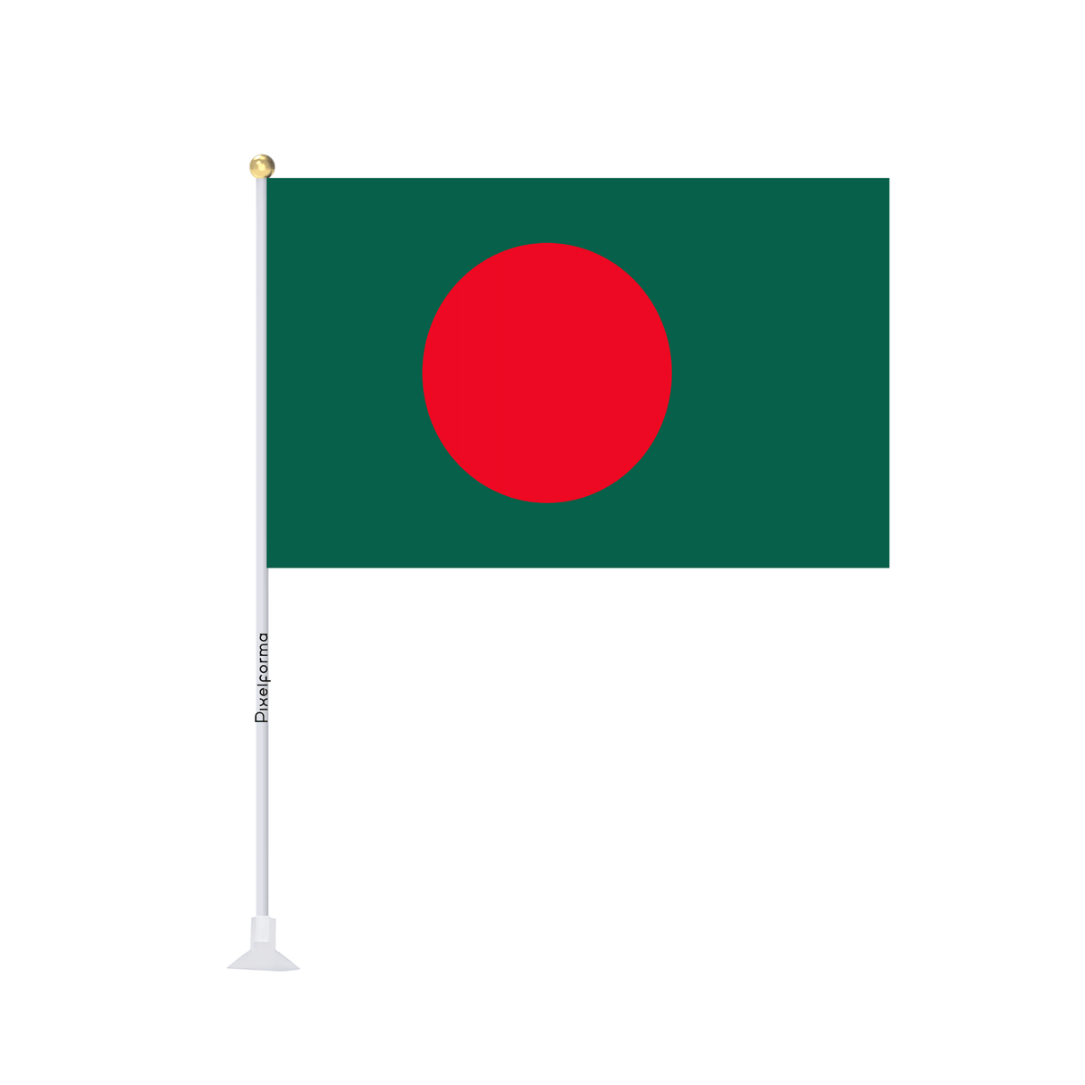 Mini drapeau ventouse Drapeau du Bangladesh - Pixelforma 