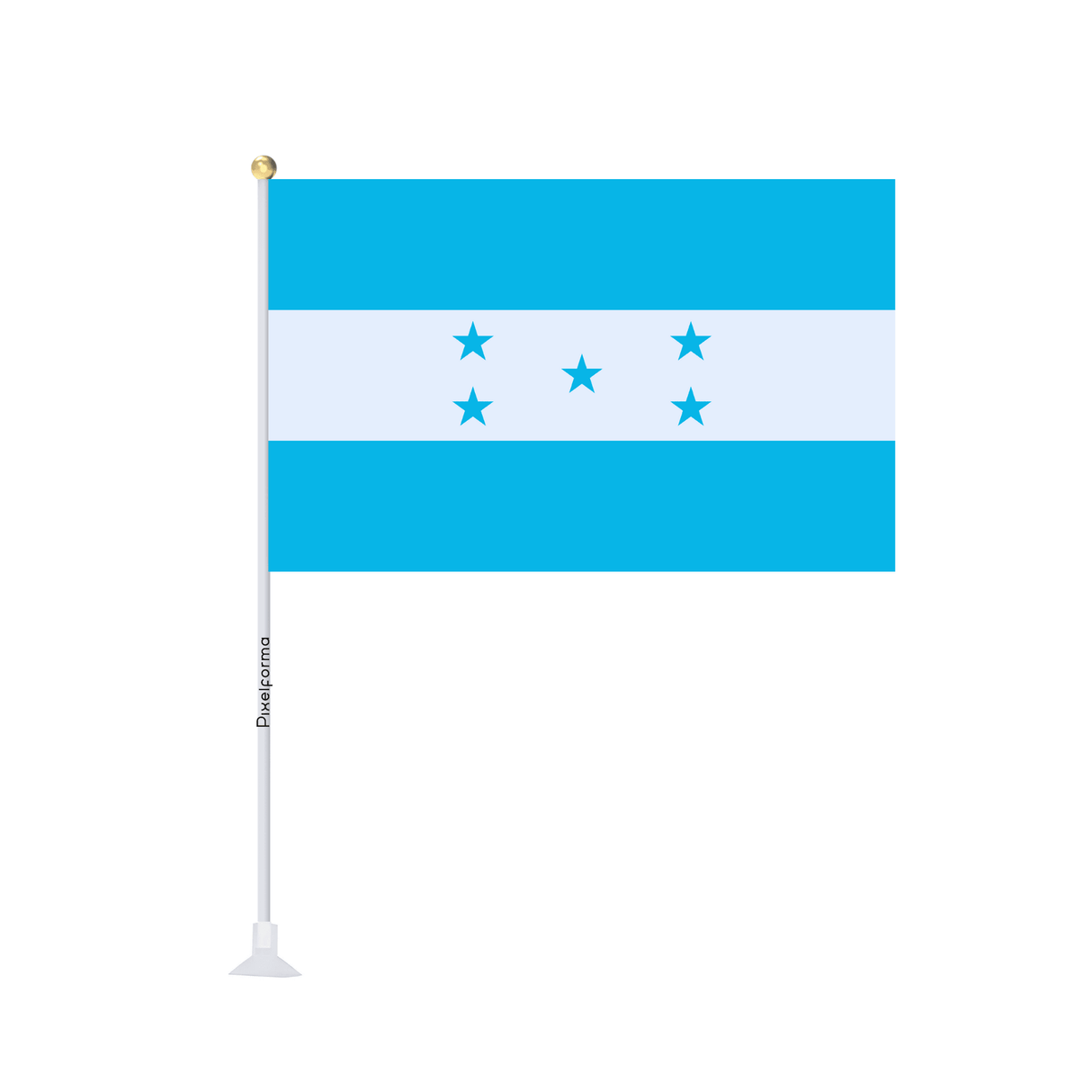 Mini drapeau ventouse Drapeau du Honduras - Pixelforma 