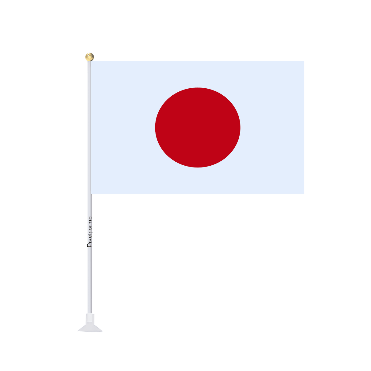 Mini drapeau ventouse Drapeau du Japon - Pixelforma 