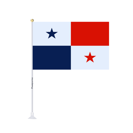 Mini drapeau ventouse Drapeau du Panama - Pixelforma 