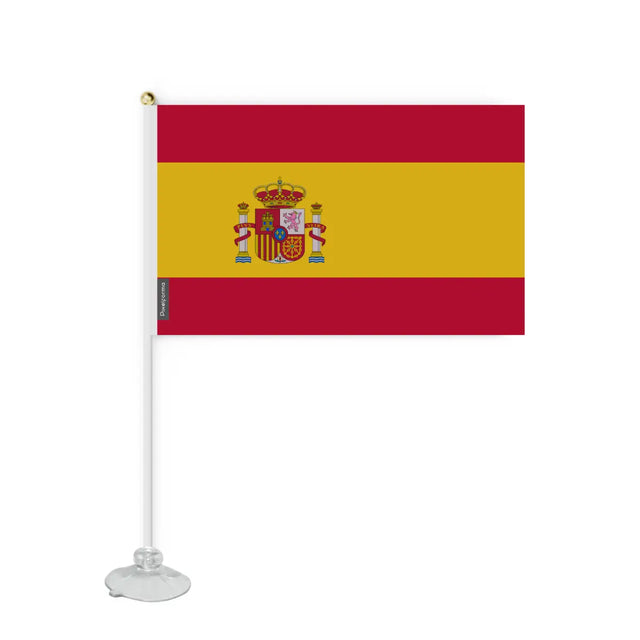 Mini Drapeau Ventouse Espagne en Polyester - Pixelforma 