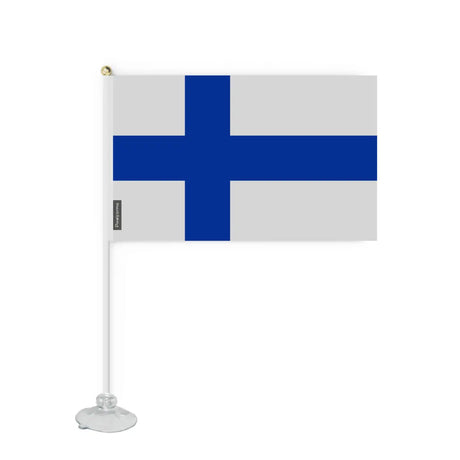 Mini Drapeau Ventouse Finlande en Polyester - Pixelforma 