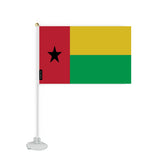 Mini Drapeau Ventouse Guinée-Bissau en Polyester - Pixelforma 