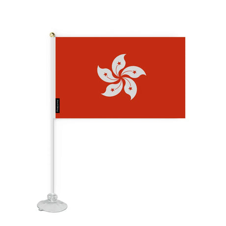 Mini Drapeau Ventouse Hong Kong en Polyester - Pixelforma 