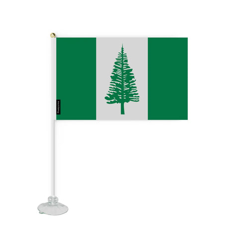 Mini drapeau ventouse île norfolk en polyester - pixelforma
