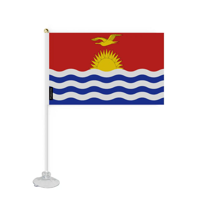 Mini Drapeau Ventouse Kiribati en Polyester - Pixelforma 