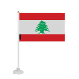 Mini Drapeau Ventouse Liban en Polyester - Pixelforma 