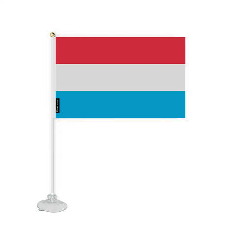 Mini Drapeau Ventouse Luxembourg en Polyester - Pixelforma 