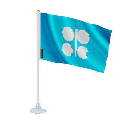 Mini drapeau ventouse opep en ployester - pixelforma