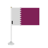 Mini Drapeau Ventouse Qatar en Polyester - Pixelforma 