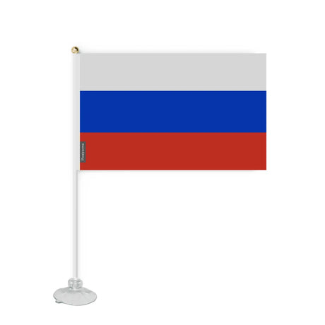 Mini drapeau ventouse russie en polyester - pixelforma
