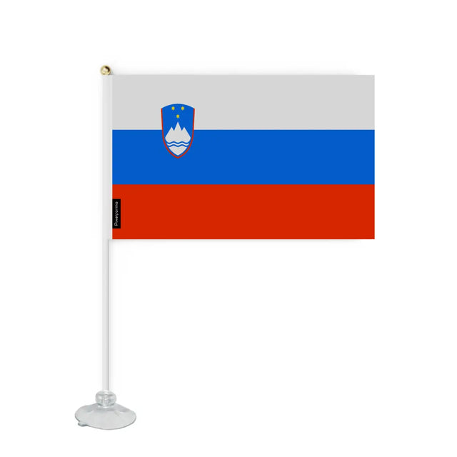 Mini Drapeau Ventouse Slovénie en Polyester - Pixelforma 