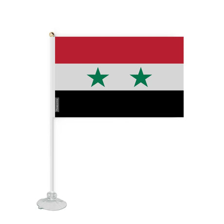 Mini Drapeau Ventouse Syrie en Polyester - Pixelforma 