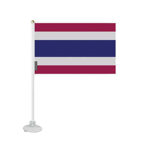 Mini Drapeau Ventouse Thaïlande en Polyester - Pixelforma 